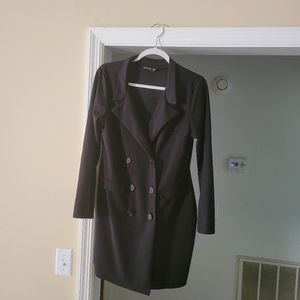 Black blazer dress